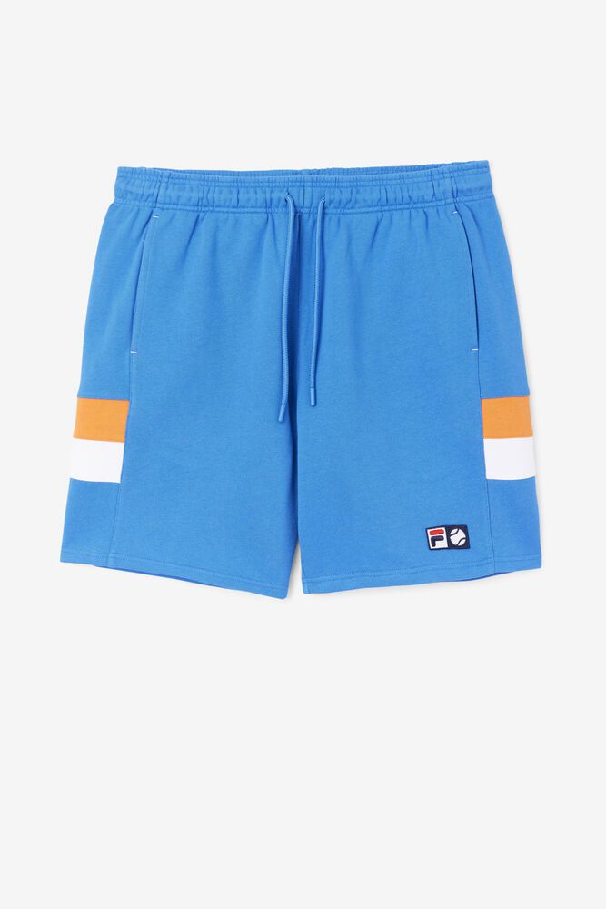 Fila Shorts Langlen Mens Blue - India VQB-642571